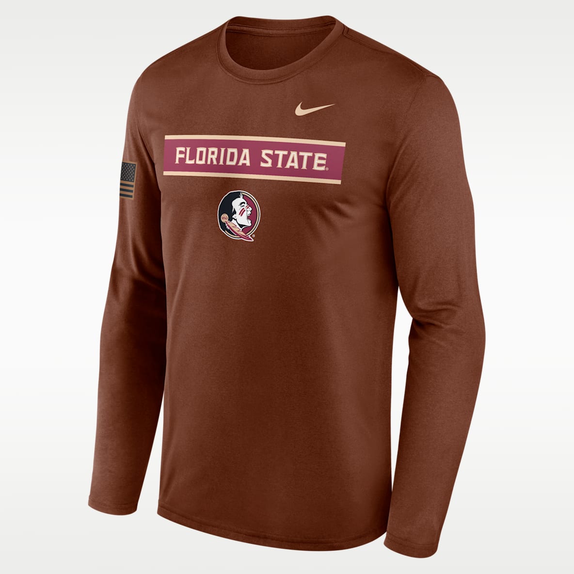 Florida State 2026 Military Appreciation Legend Men's Nike Dri-FIT College Long-Sleeve T-Shirt