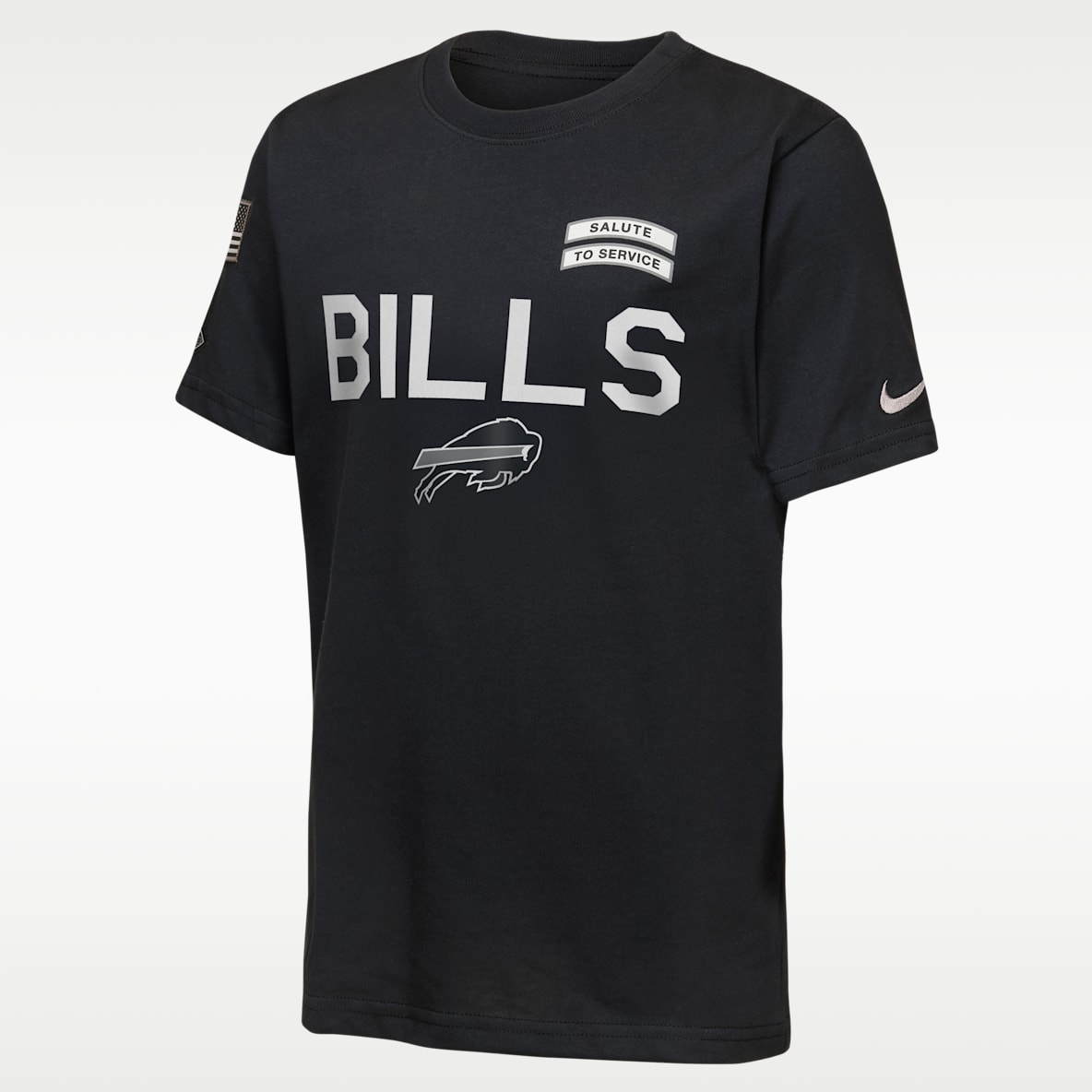 Buffalo Bills Salute to Service Sideline Big Kids' Nike Dri-FIT NFL T-Shirt