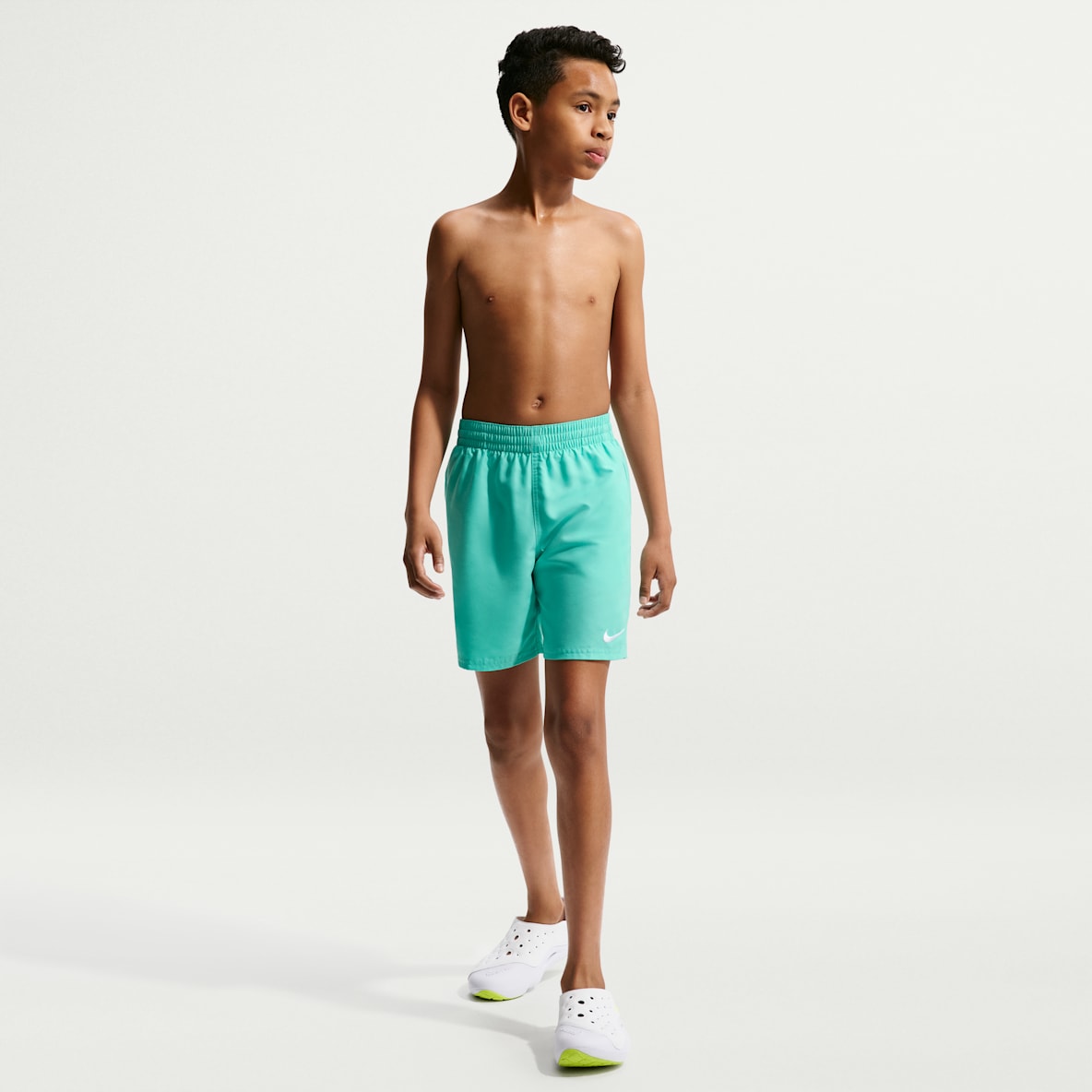 Natación Nike Breaker Essential Shorts de playa o alberca con forro de ropa interior de 15 cm para niño talla grande