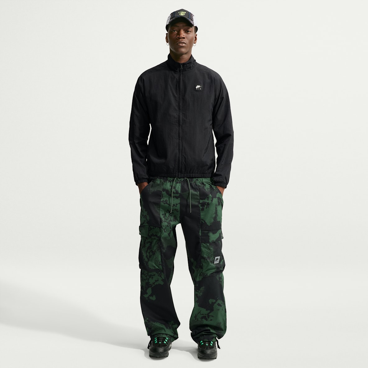Nike Air Men's Woven All-Over Print Cargo Pants
