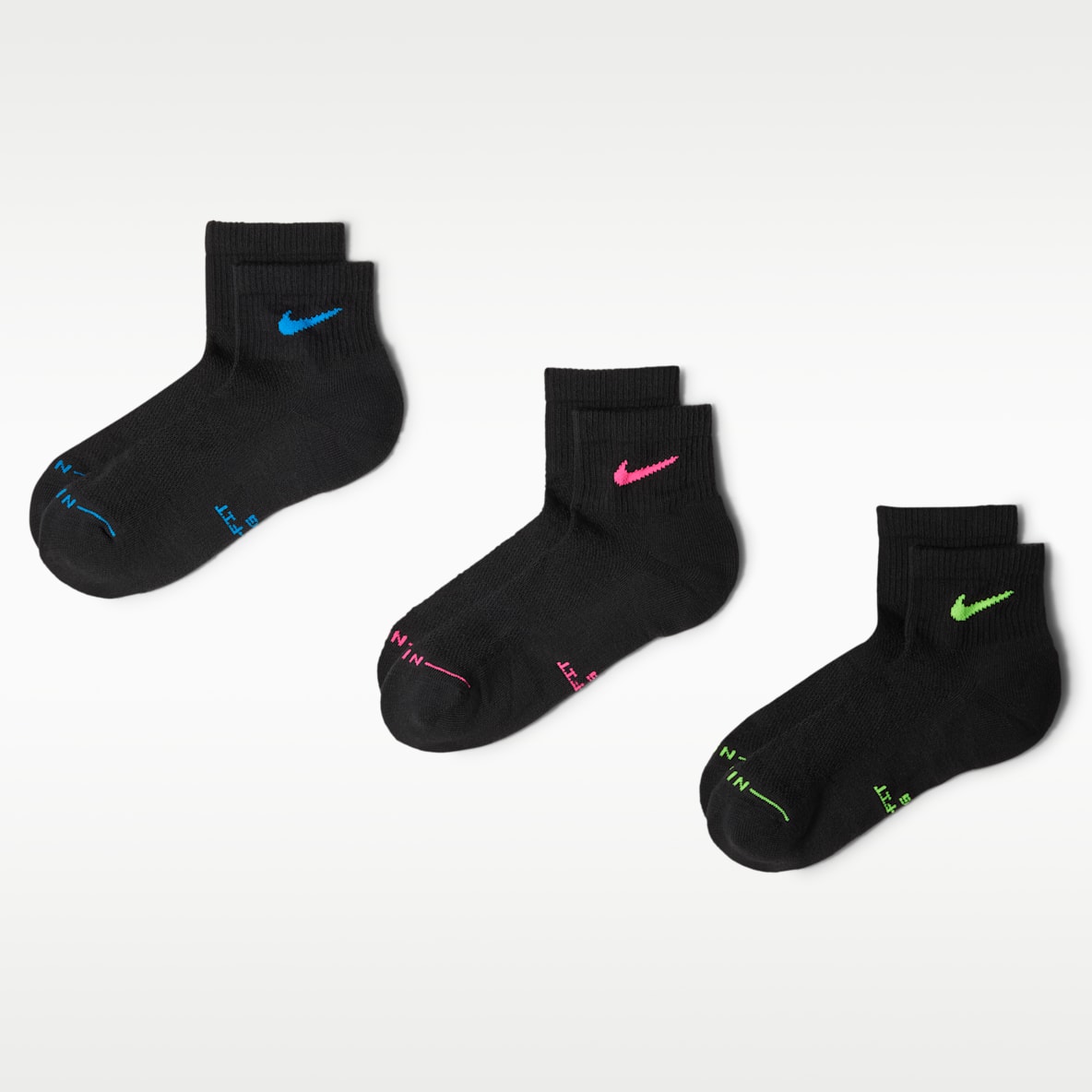 Nike Everyday Elevated Calcetines al tobillo (3 pares)