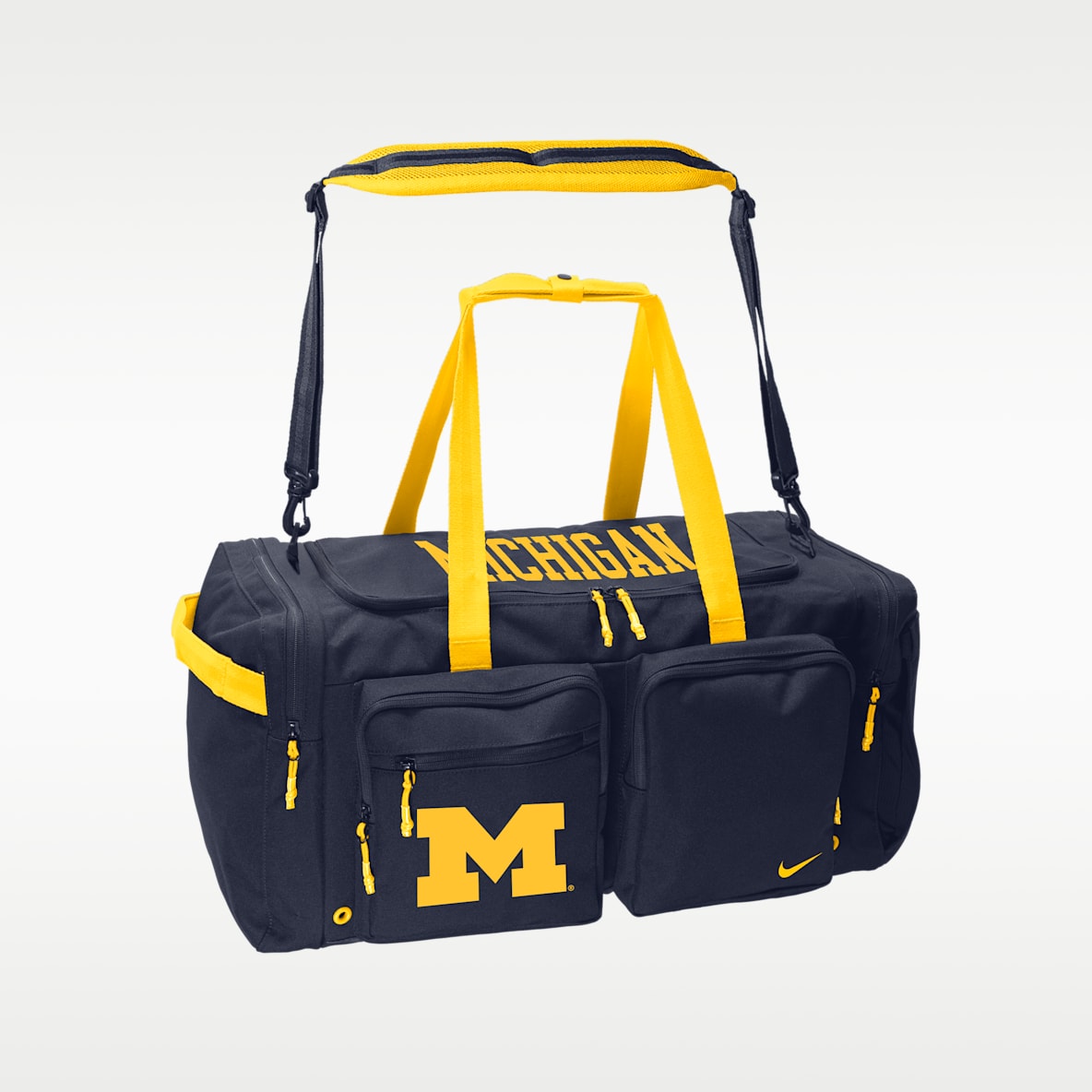 Michigan Utility Power 2.0 Nike College Duffel Bag
