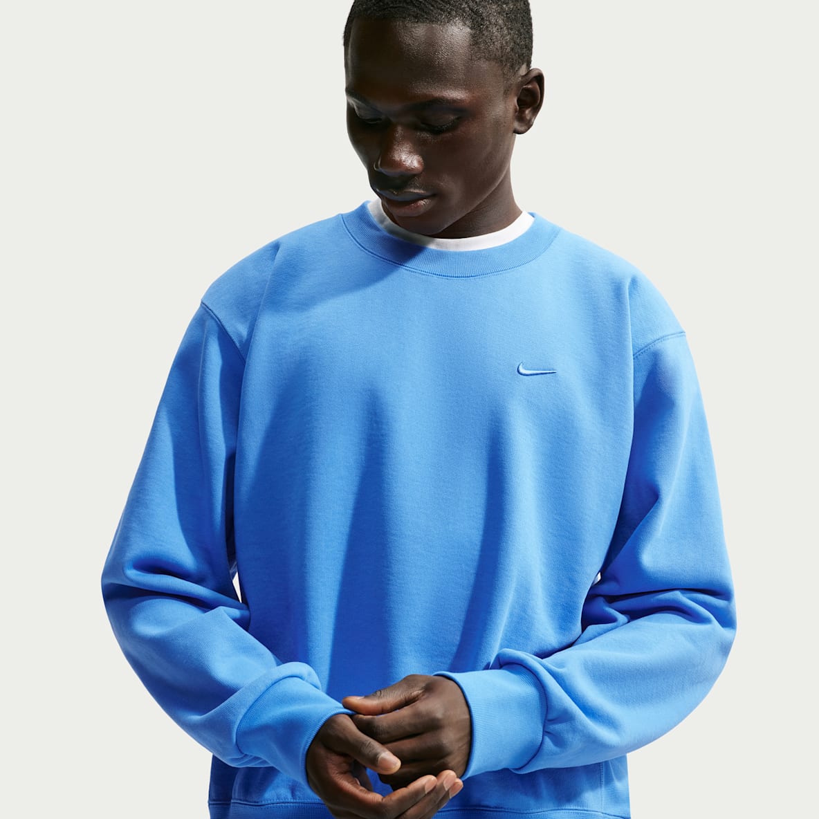 Nike Energy Sweat-shirt à col ras-du-cou en tissu Fleece pour homme