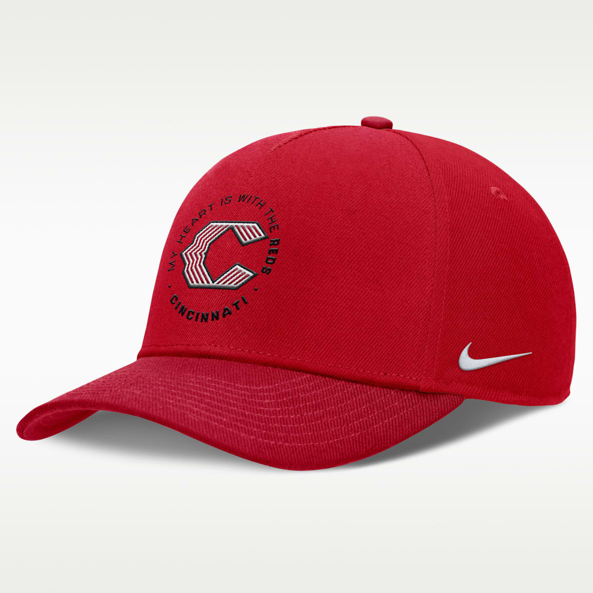 Cincinnati Reds City Connect Rise Men's Nike Dri-FIT MLB A-Frame Adjustable Hat