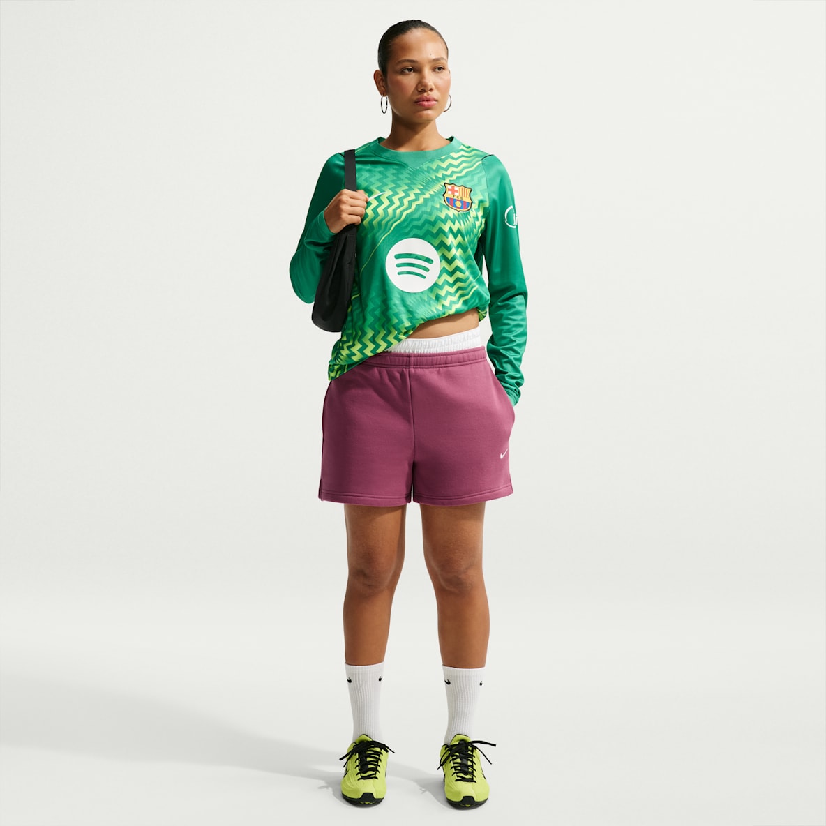 Nike Studio Fleece Medium Weight Women's Mid-Rise Shorts