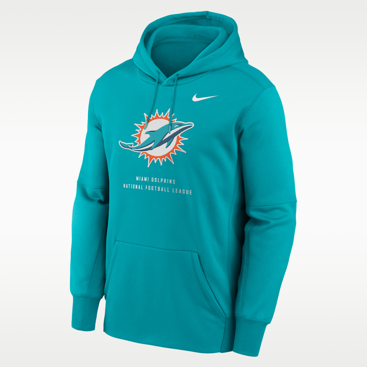 Miami Dolphins Men's Nike Therma NFL Pullover Hoodie