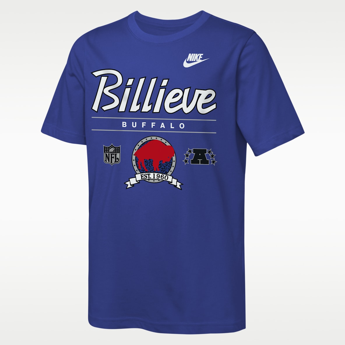 Buffalo Bills Rewind Hometown Slub Big Kids' Nike Dri-FIT NFL T-Shirt