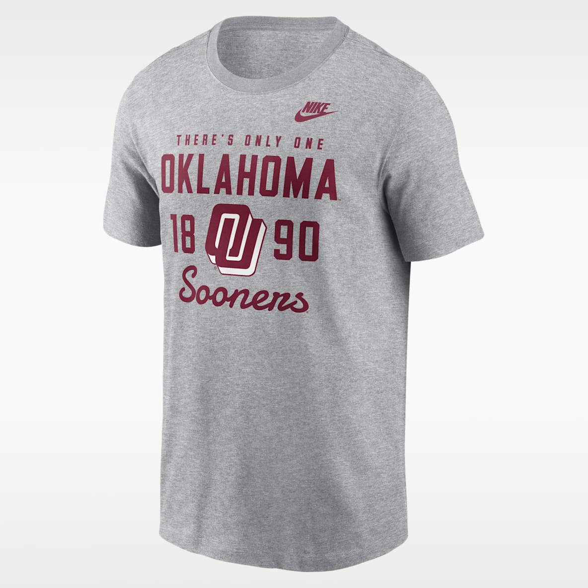 Oklahoma Legacy Stacked Est Men's Nike College T-Shirt
