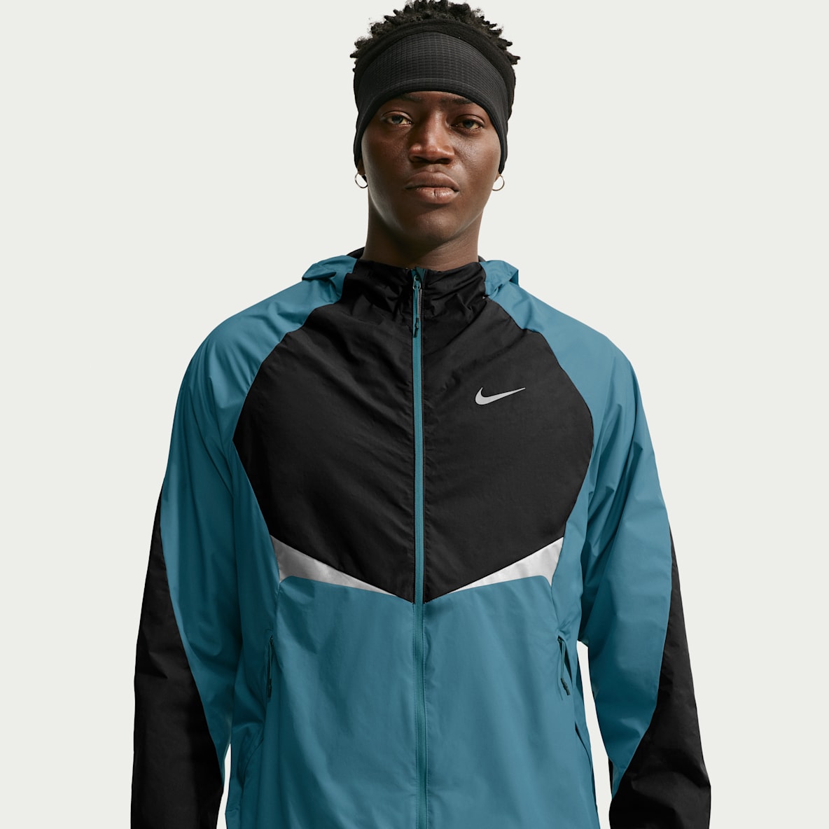Nike Stride Veste de running d'hiver déperlante Therma-FIT pour homme