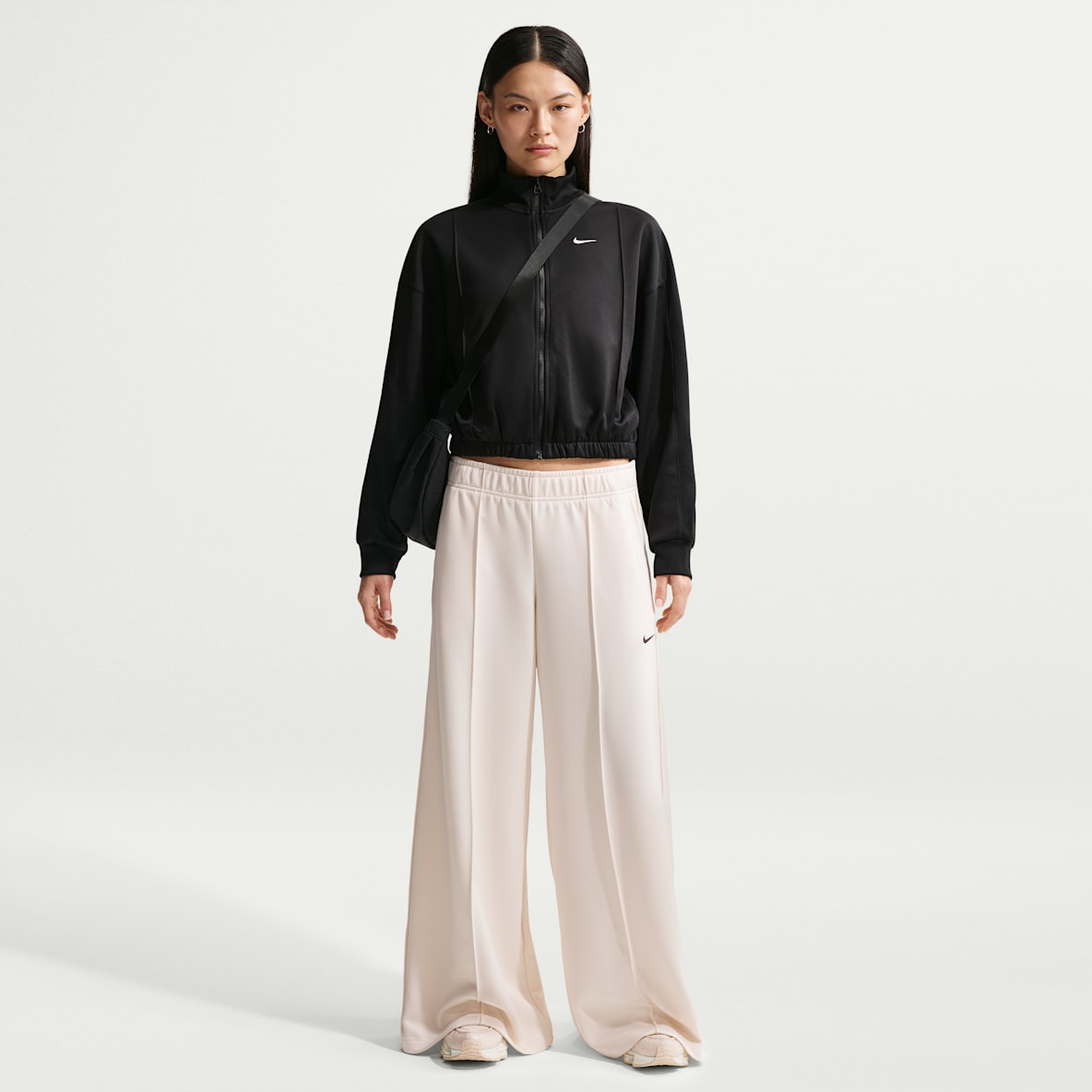 Nike Sportswear Women's Mid-Rise Wide-Leg Track Pants