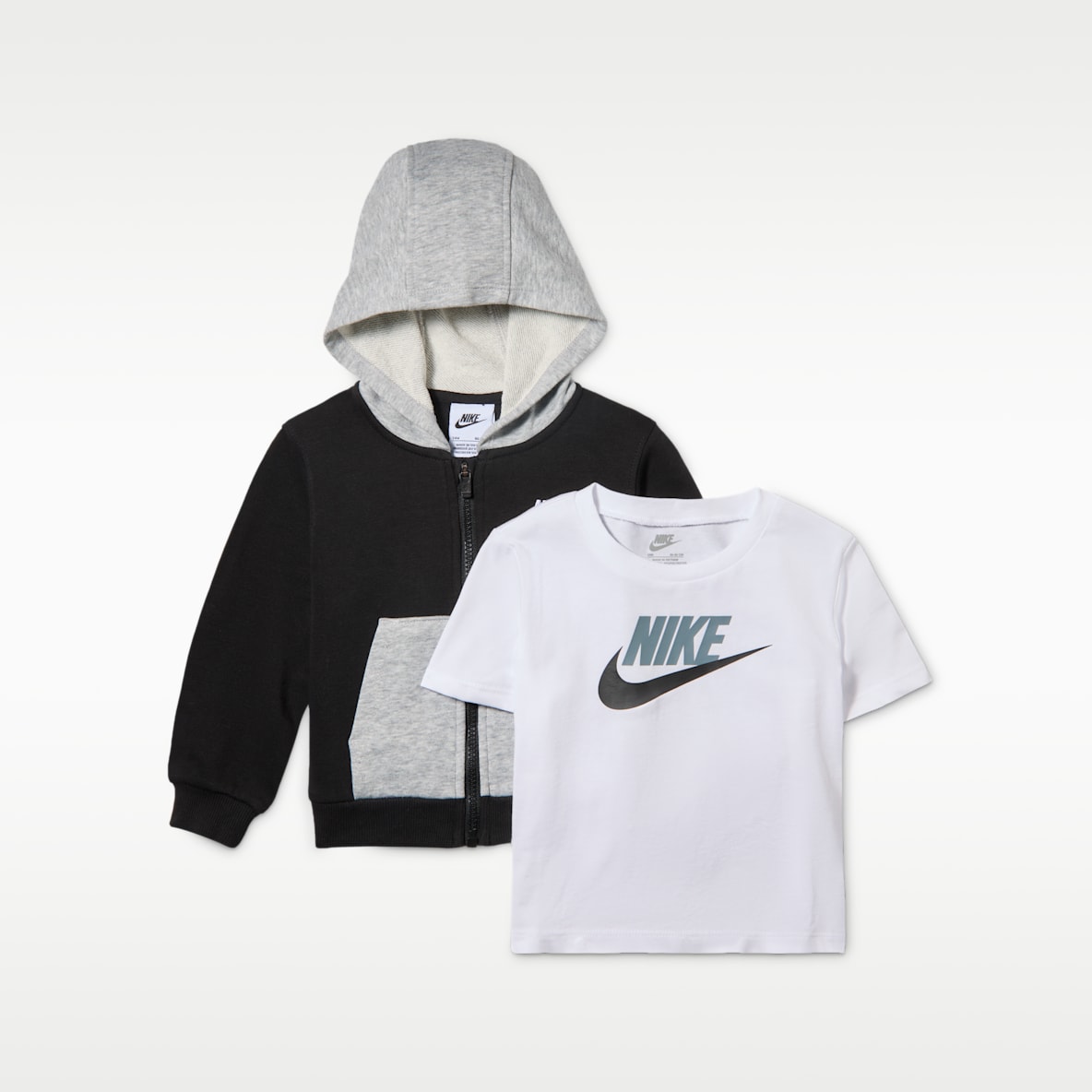 Nike Baby (12–24M) Lifestyle 3-Piece Hoodie Set with T-Shirt