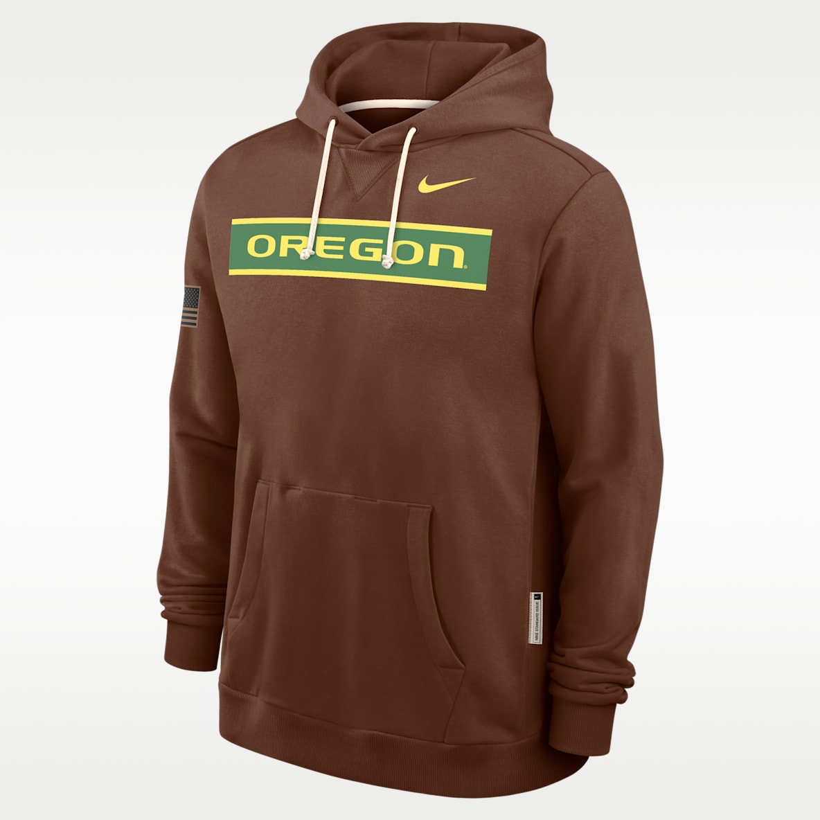 Oregon 2026 Military Appreciation Standard Issue Sudadera con gorro sin cierre universitaria Nike Dri-FIT para hombre