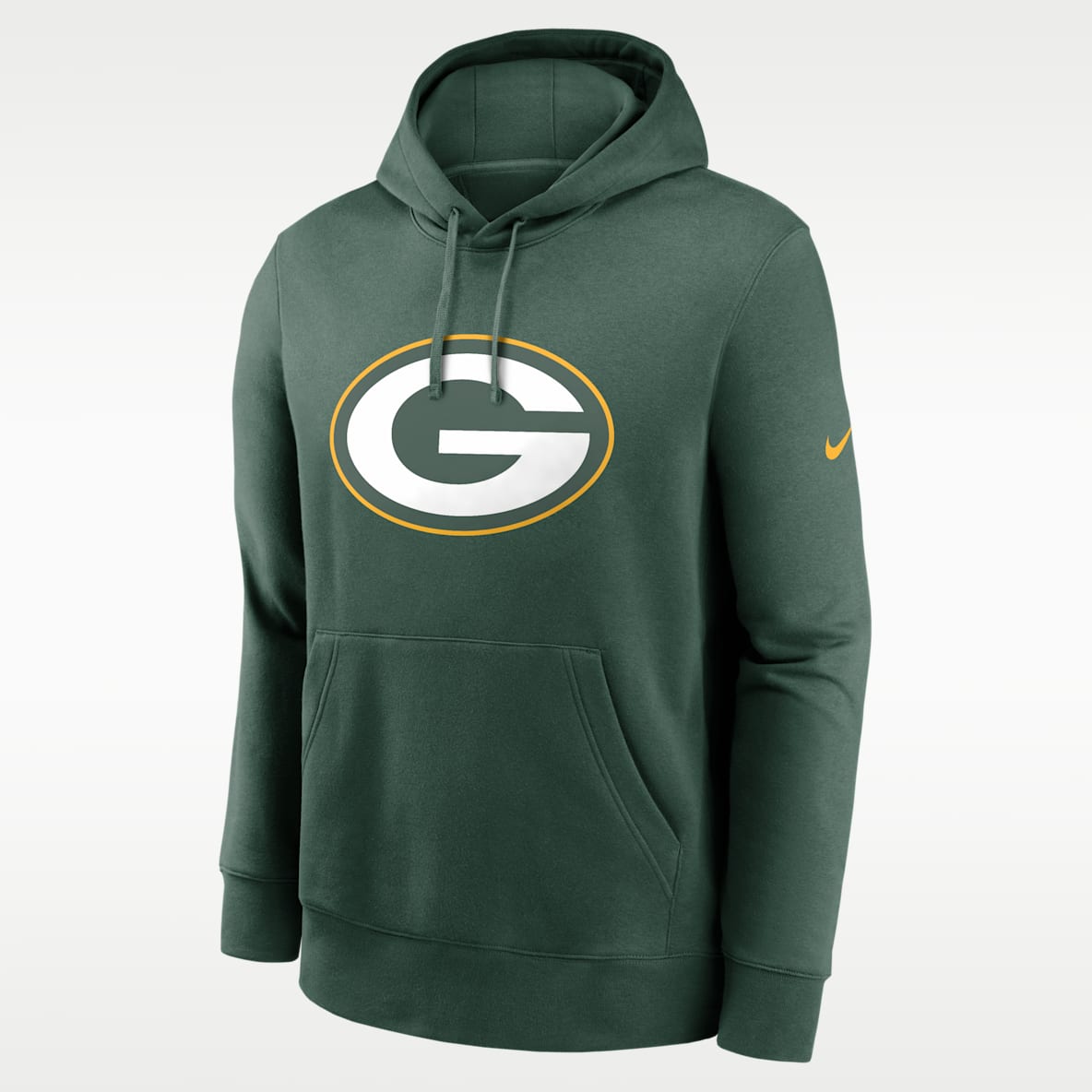 Green Bay Packers Sudadera con gorro sin cierre Nike de la NFL para hombre