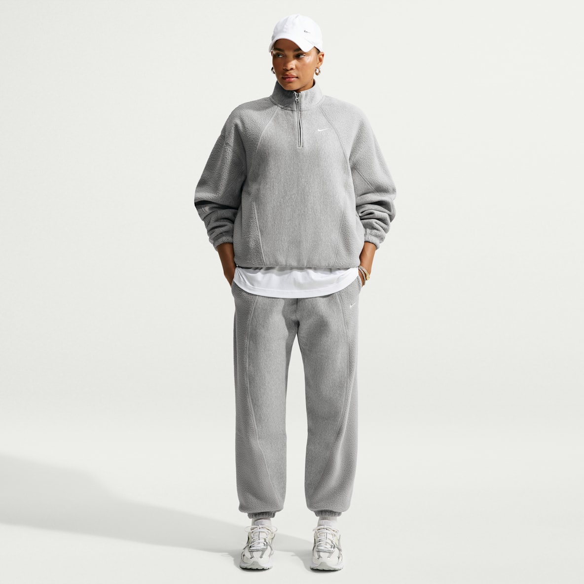 Nike Studio Fleece Heavyweight Plush Women's Oversized High-Rise Pants