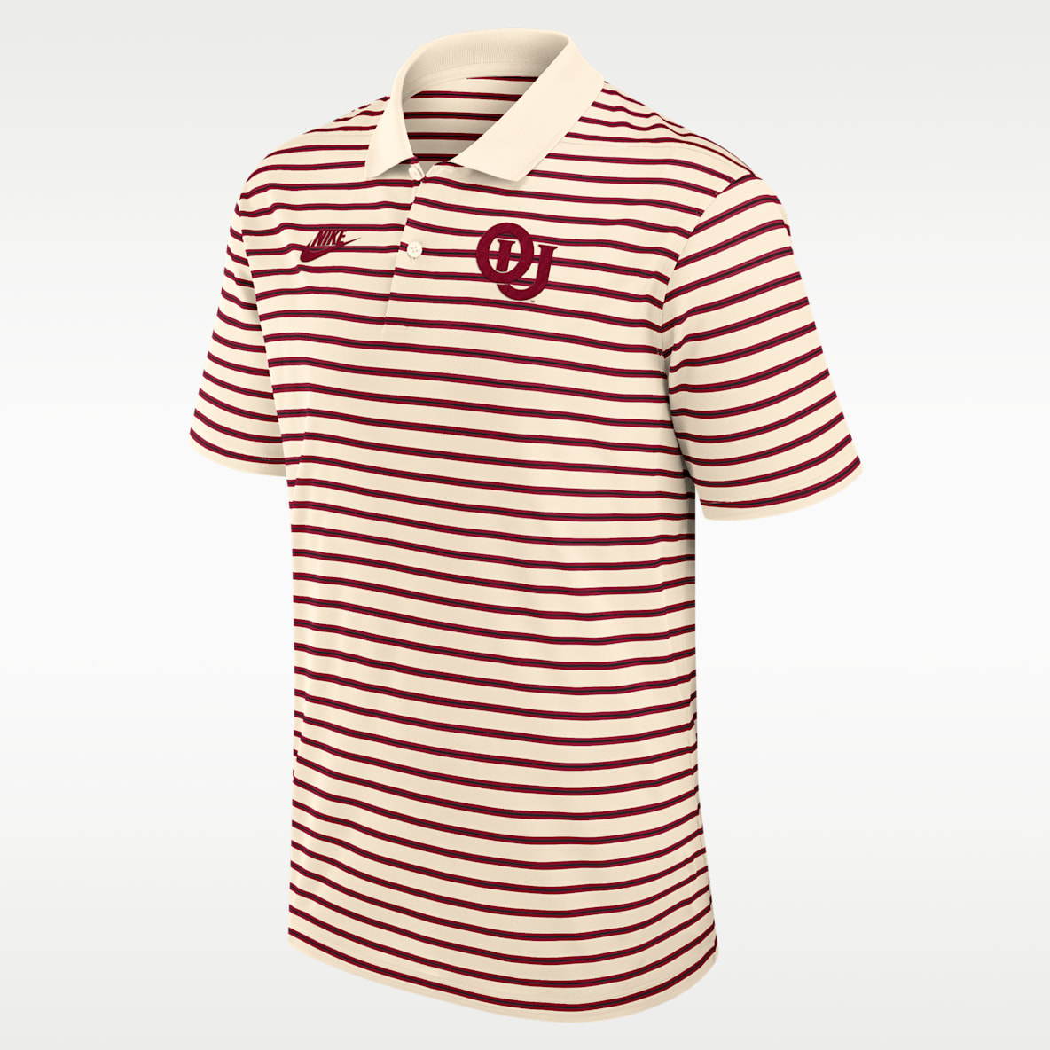 Oklahoma Legacy Striped Men's Nike Dri-FIT College Polo