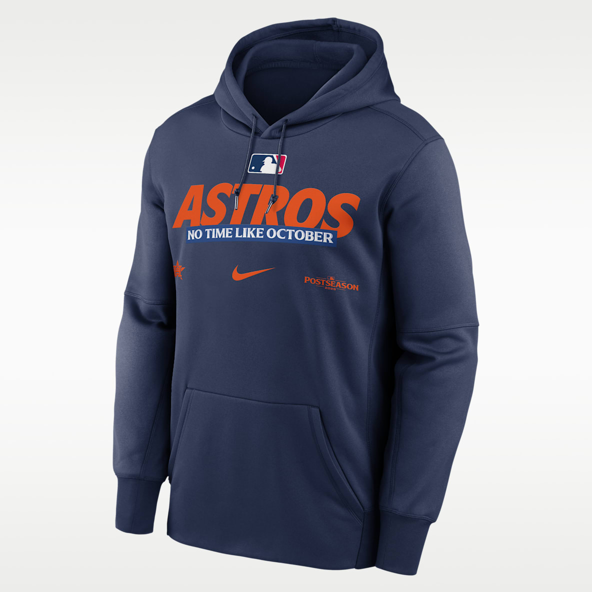 Houston Astros 2026 Postseason Authentic Collection Men's Nike Therma-FIT MLB Pullover Hoodie