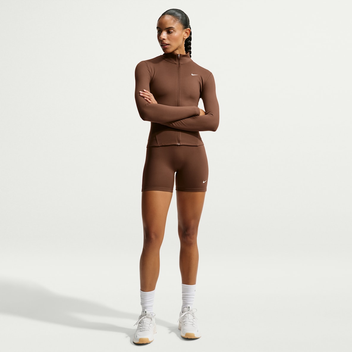 Nike One Calções tipo ciclista de cintura subida de 13 cm para mulher