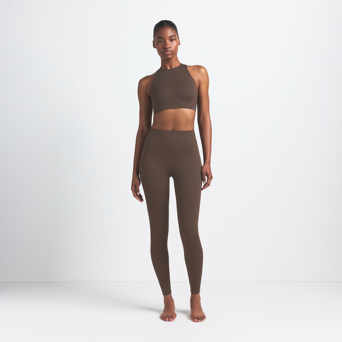 NikeSKIMS Matte Leggings de tiro alto de 74 cm para mujer