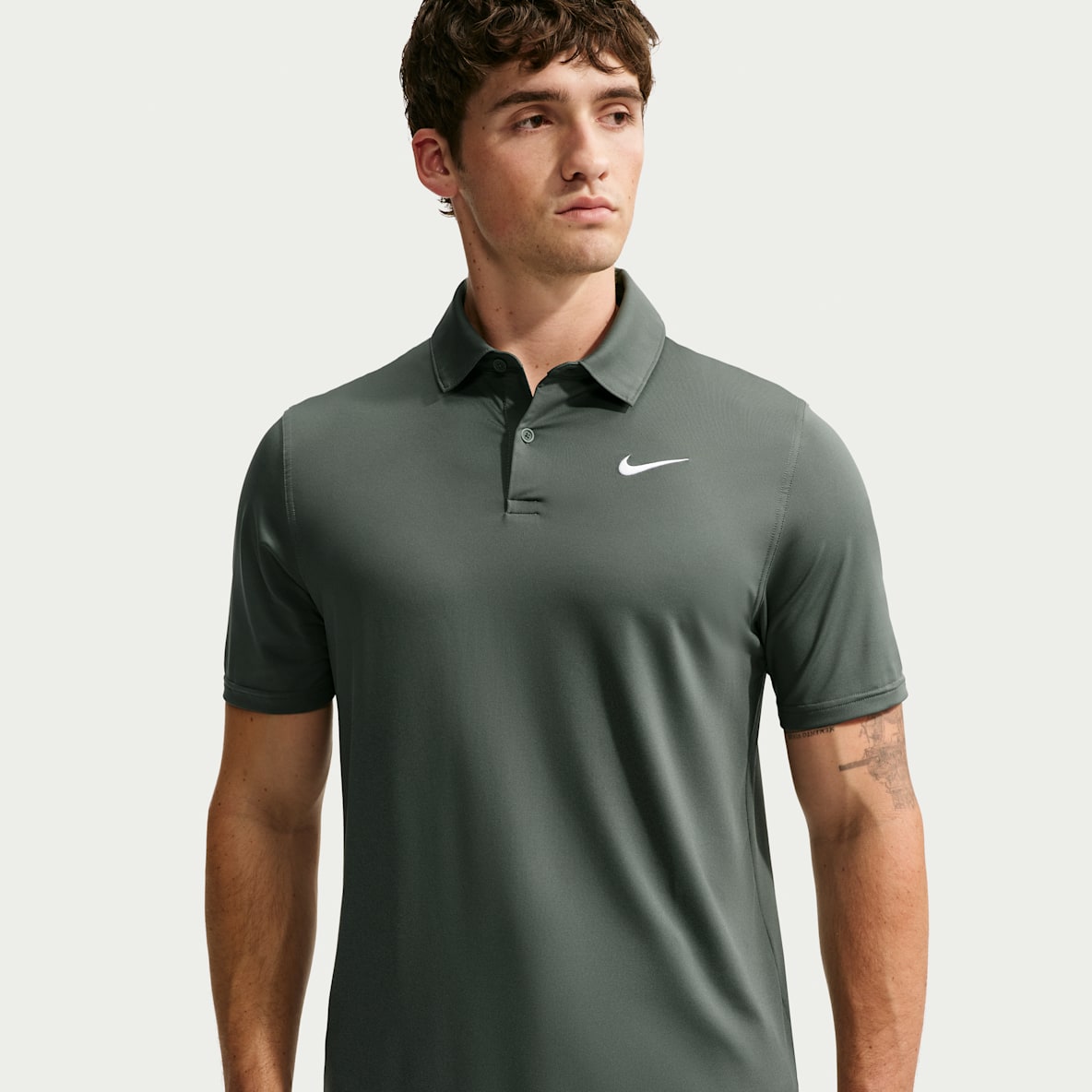 Nike Velocity Pánská golfová polokošile Dri-FIT s logem na hrudi