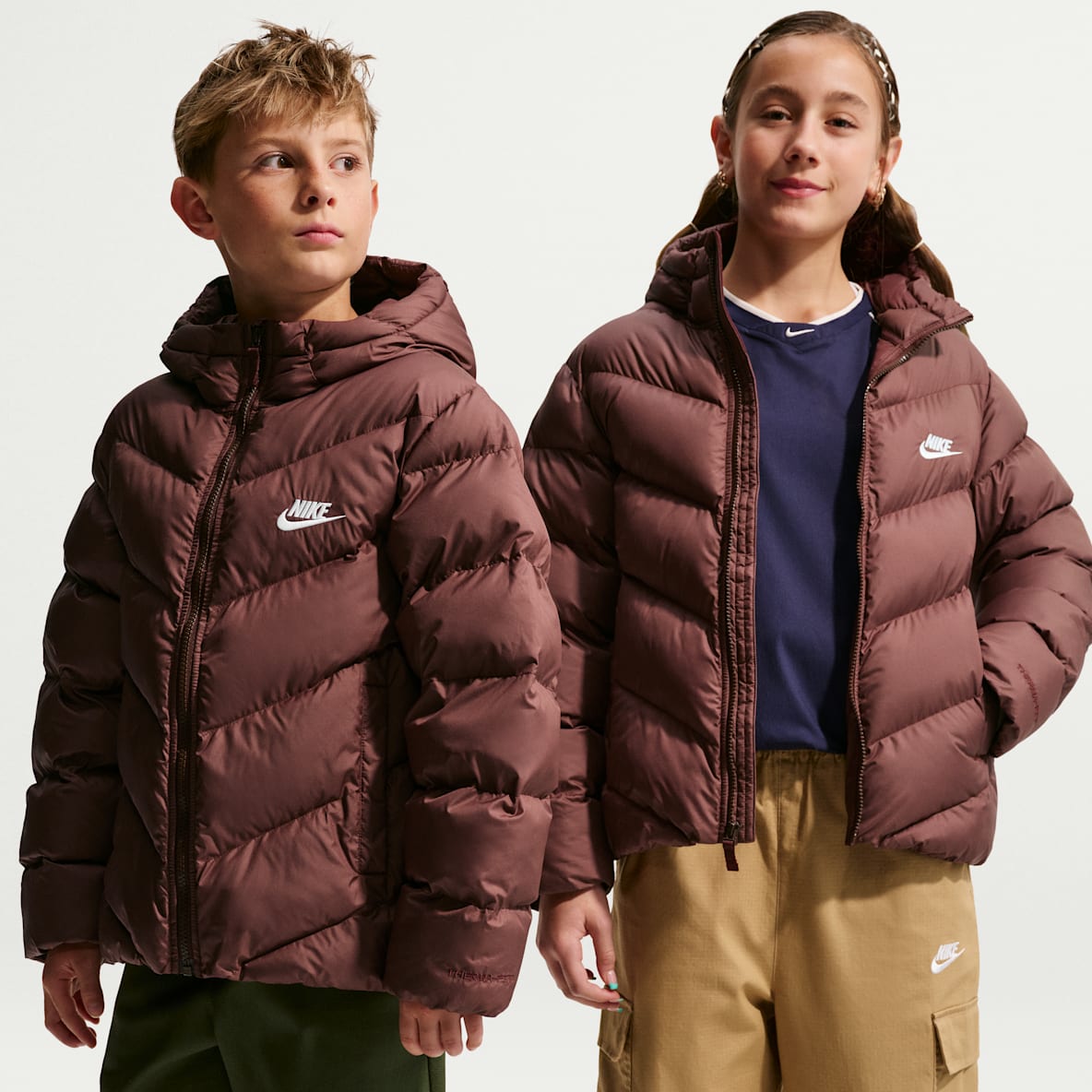 Nike Sportswear All Day Play Big Kids' Therma-FIT Loose-Fit Puffer Jacket