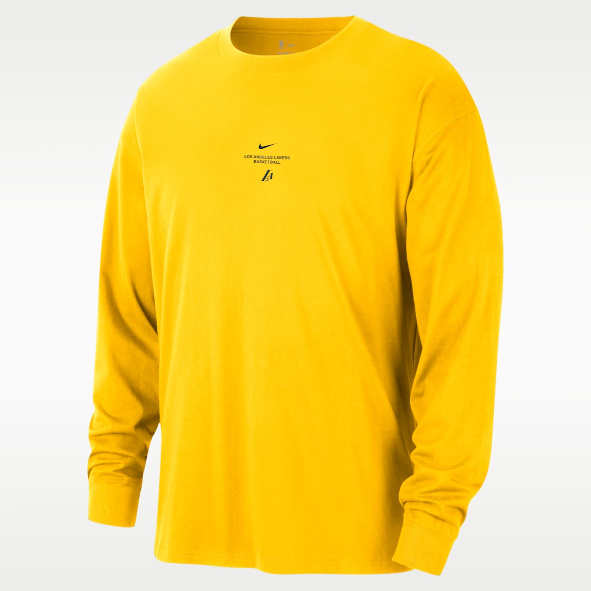 Los Angeles Lakers Standard Issue Nike Men's Dri-FIT Long-Sleeve Basketball Top