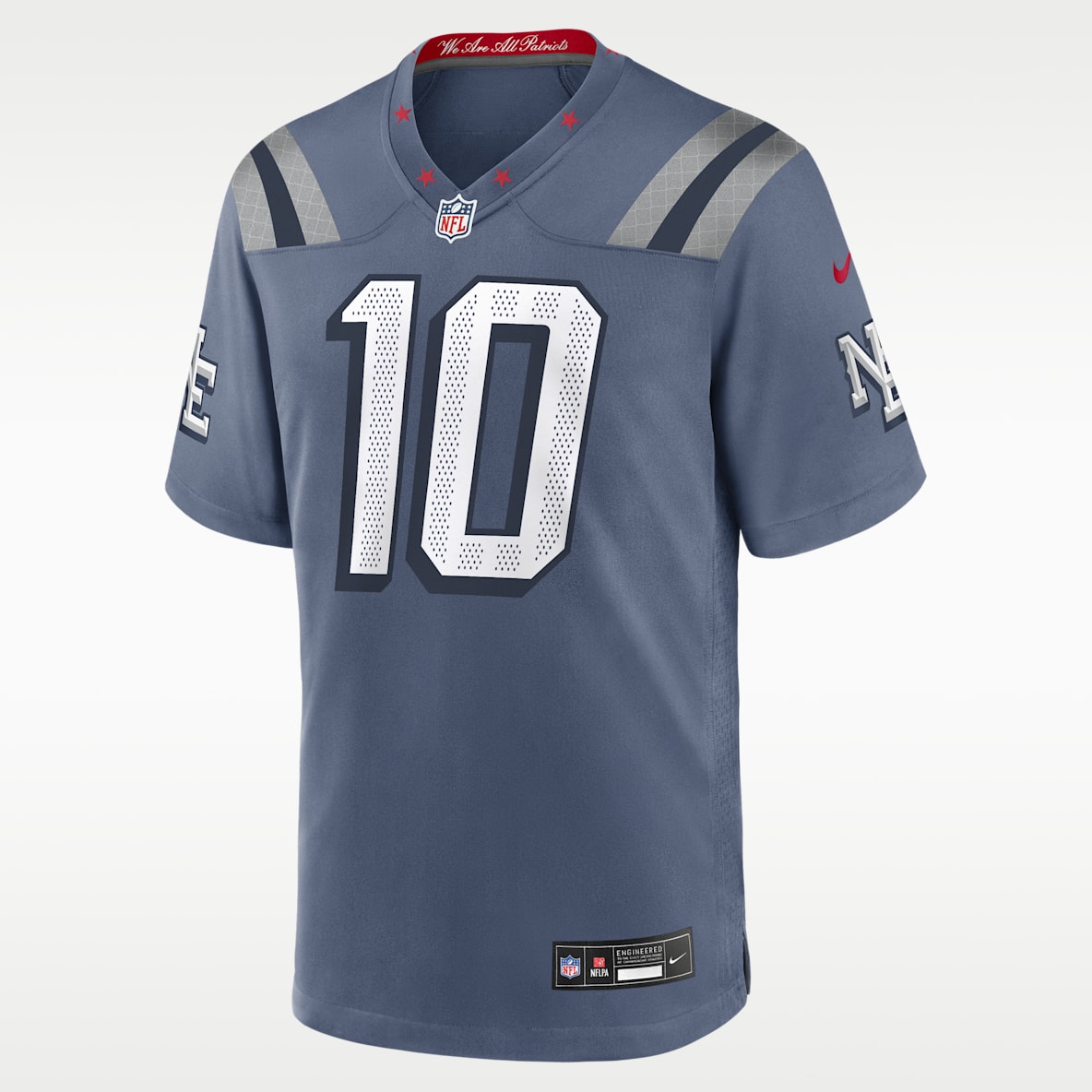 Drake Maye New England Patriots Rivalries Collection Men’s Nike NFL Game Jersey