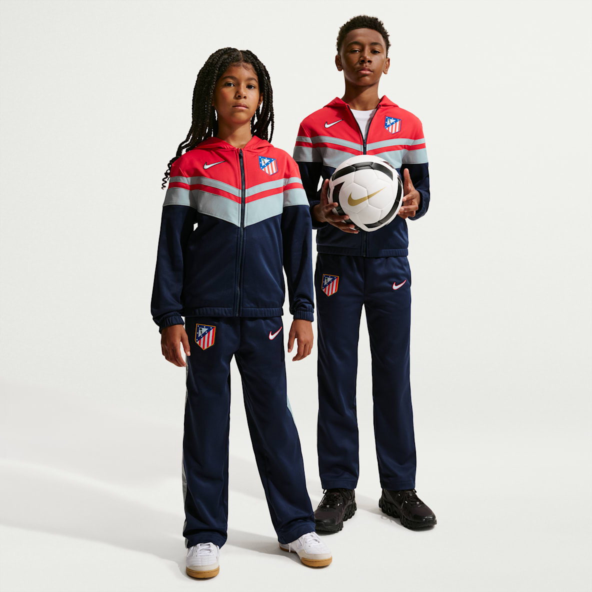 Atlético Madrid Third Nike Dri-FIT Fußball-Trainingsanzug mit Kapuze (ältere Kinder)