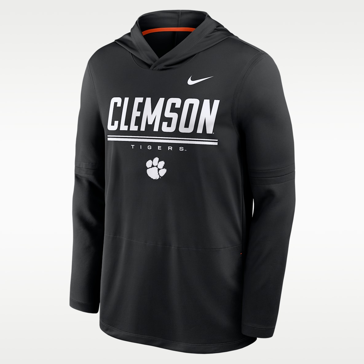 Clemson Sideline Men's Nike Dri-FIT College Long-Sleeve Hooded Top