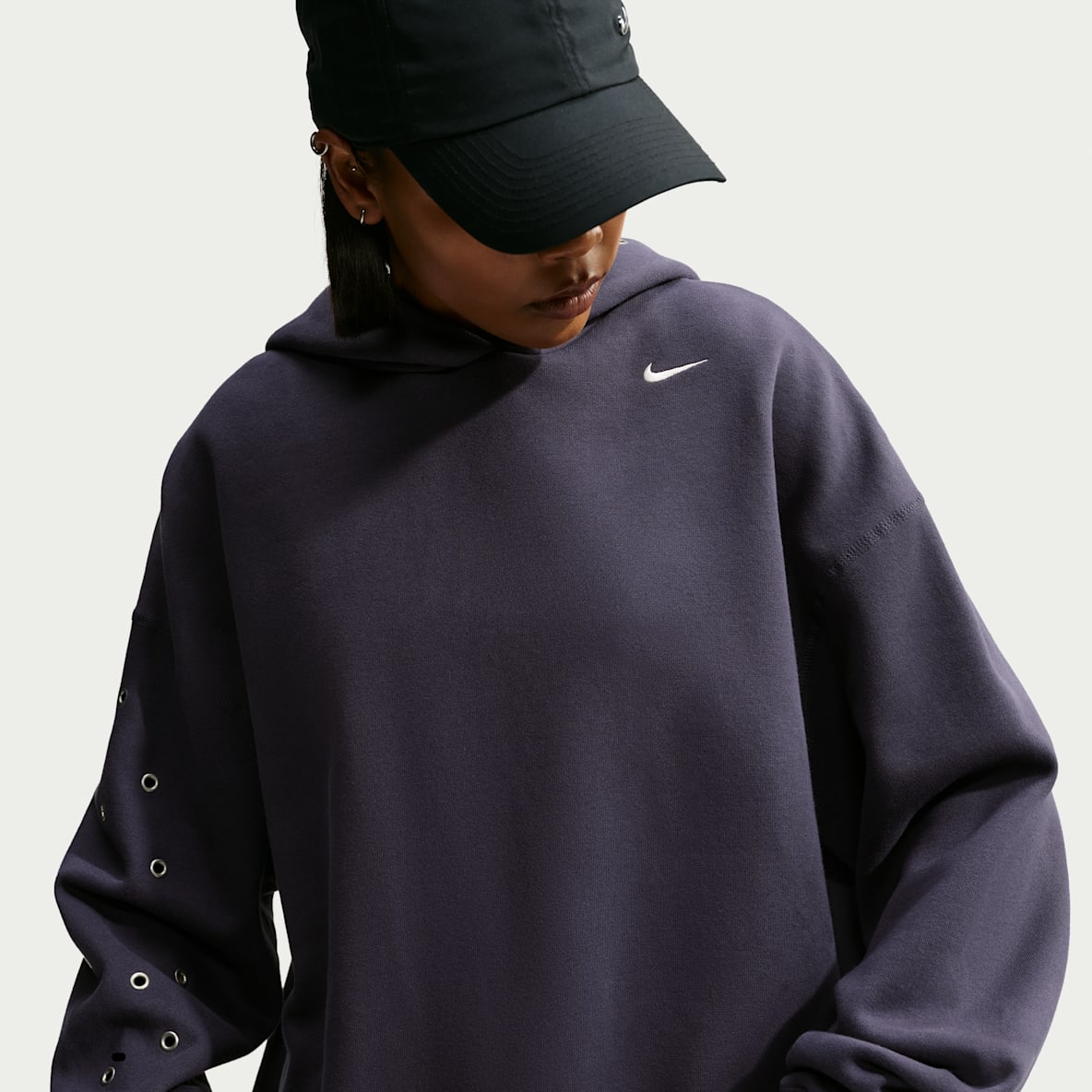 Nike Studio Fleece Medium Weight Women's Oversized Pullover Hoodie