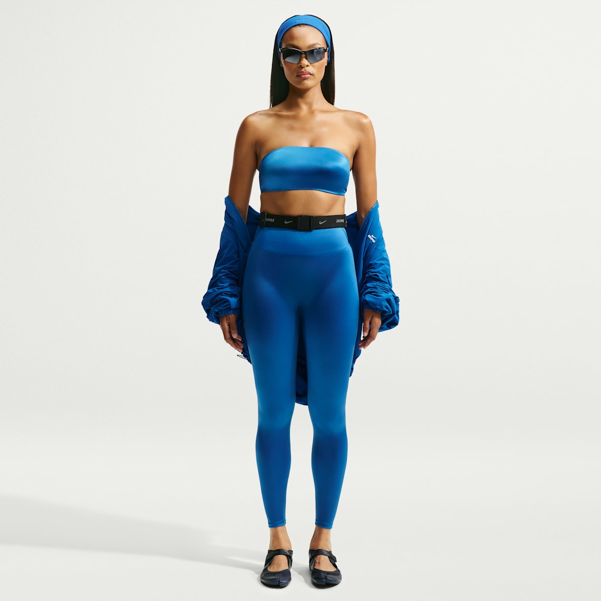 NikeSKIMS Satin Shine Women's High-Waisted Bonded 66cm (approx.) Leggings