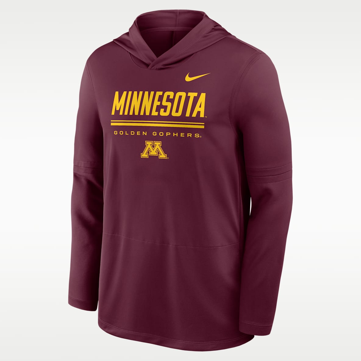 Nike College (Minnesota) Sudadera con gorro Dri-FIT ligera para hombre