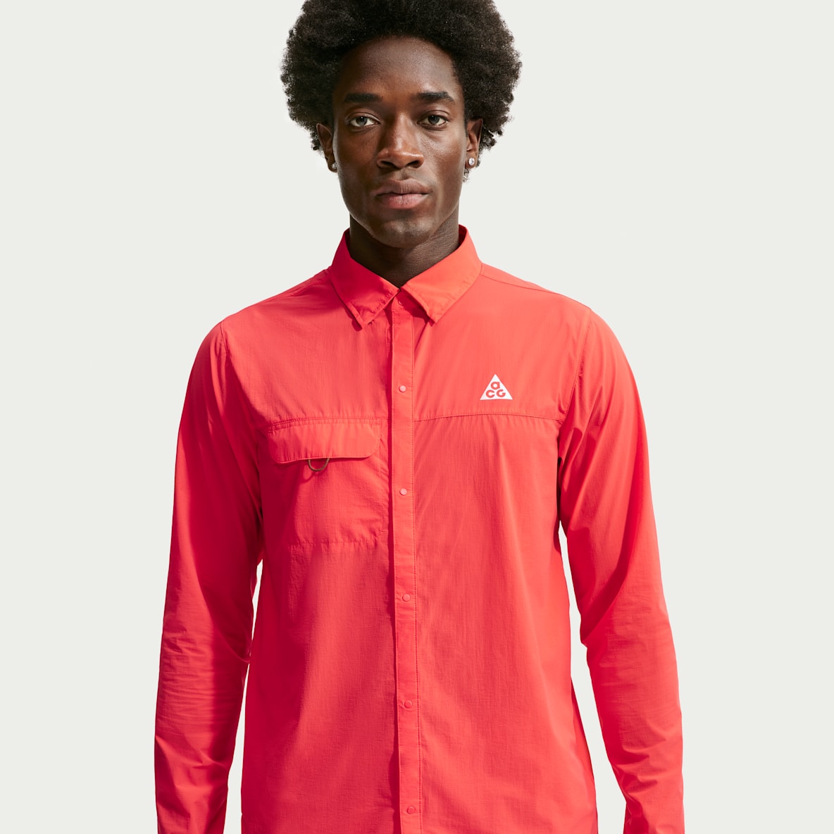 ACG "Aireez" Men's Long-Sleeve Button-Up Trail Running Top 
