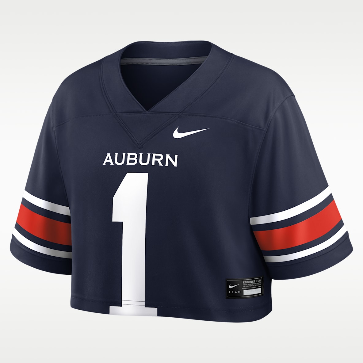 Auburn Jersey universitario Nike Dri-FIT Game cropped para mujer