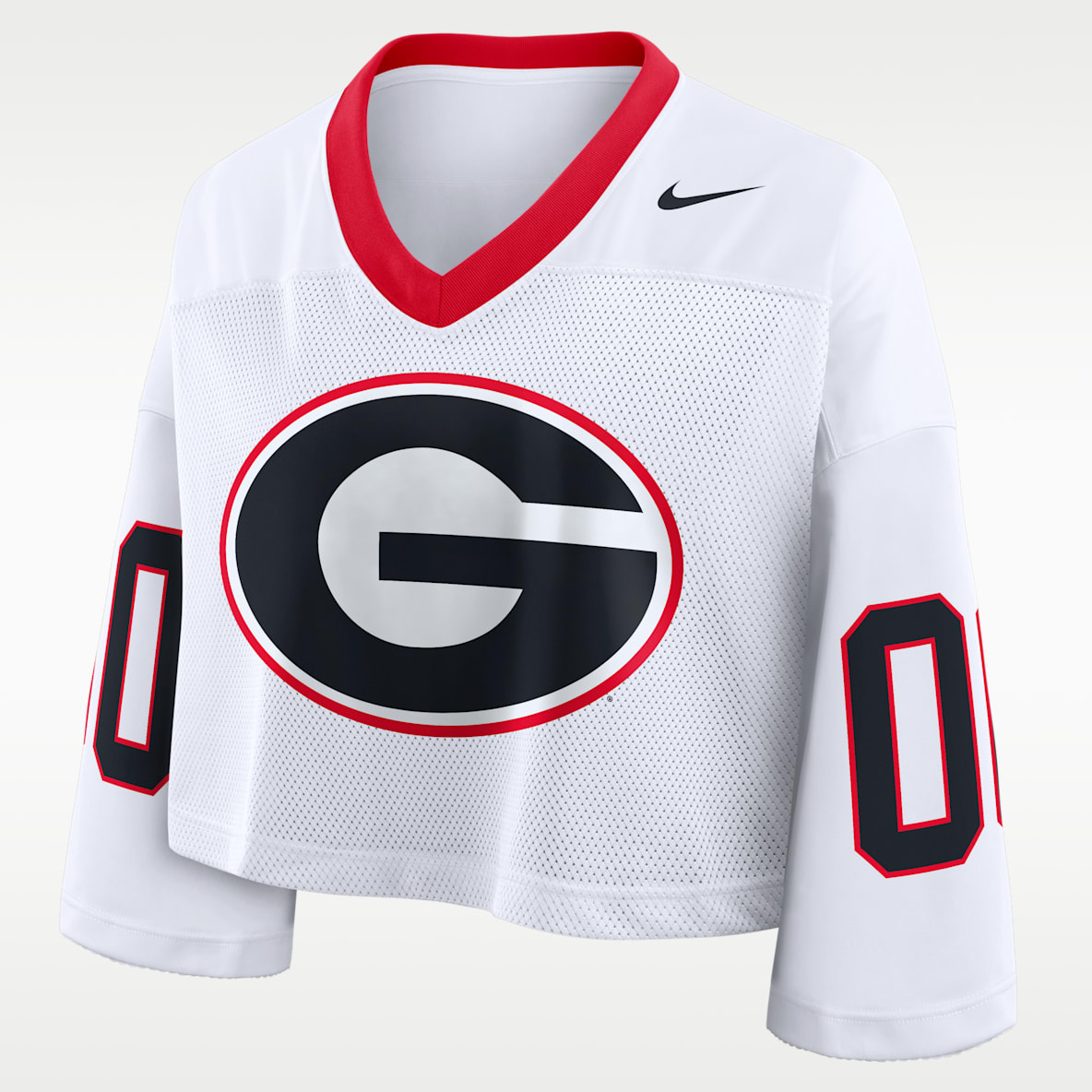 Georgia Logo Women's Nike Dri-FIT College Cropped Jersey