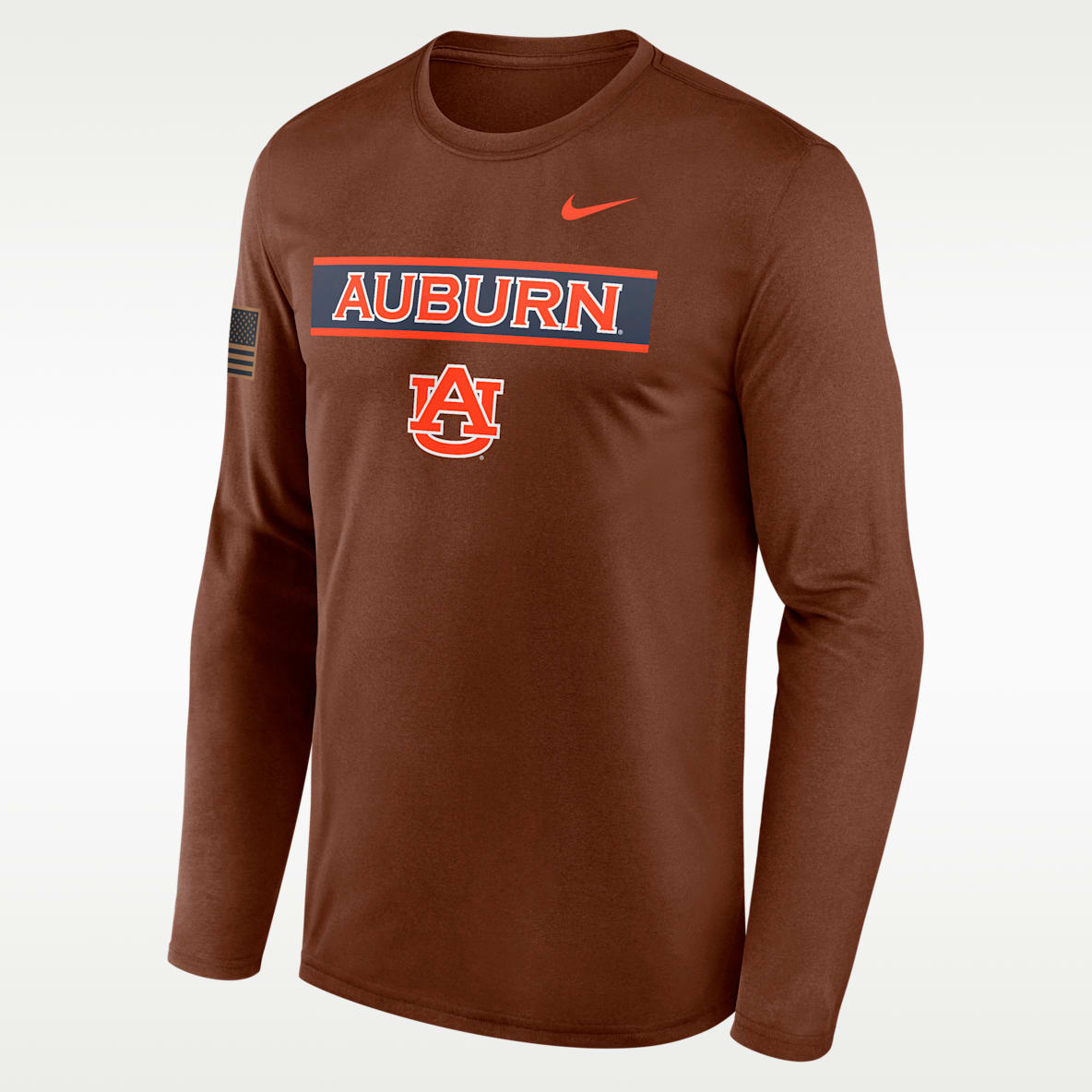 Auburn 2026 Military Appreciation Legend Men's Nike Dri-FIT College Long-Sleeve T-Shirt
