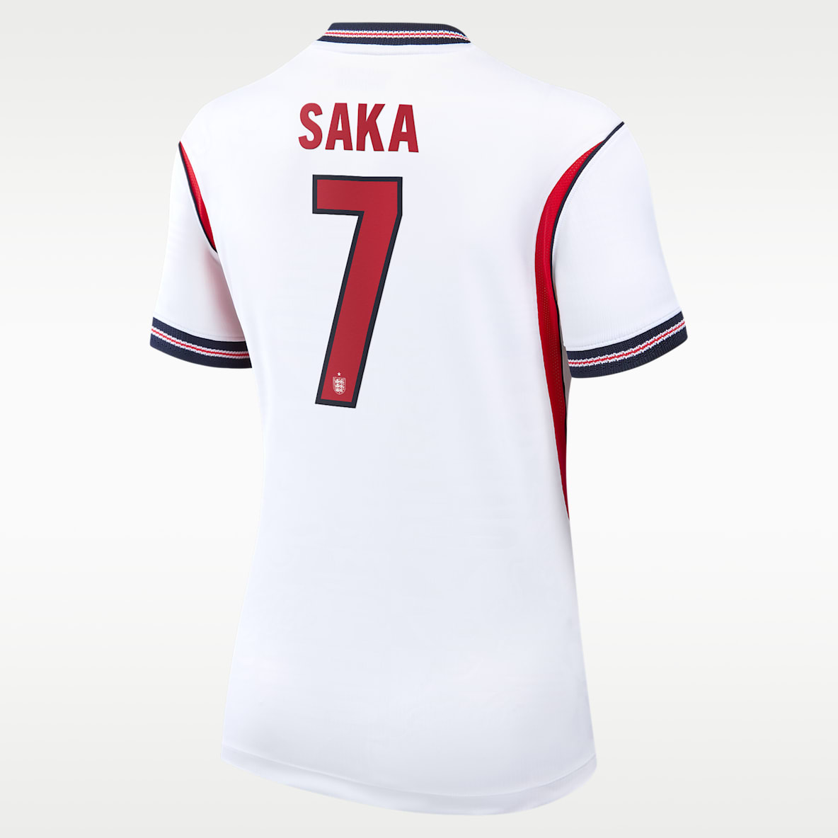 Bukayo Saka England National Team 2026 Stadium Home Jersey de fútbol Nike Dri-FIT para mujer