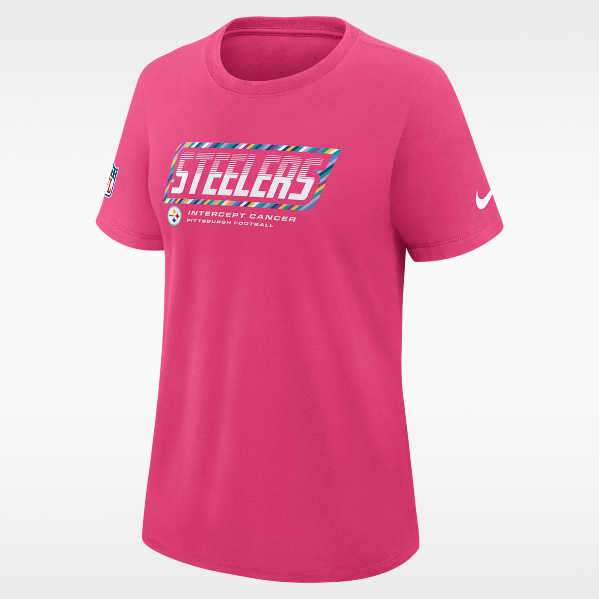 Pittsburgh Steelers Crucial Catch Women's Nike Dri-FIT NFL T-Shirt
