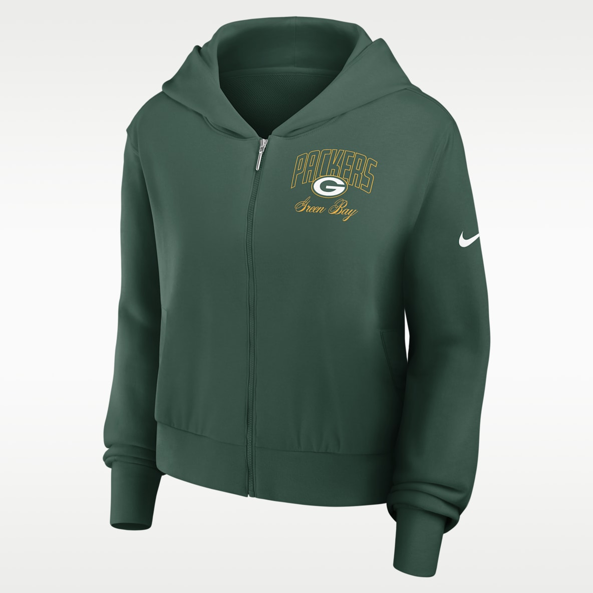 Green Bay Packers Primetime Women's Nike NFL Full-Zip Hoodie