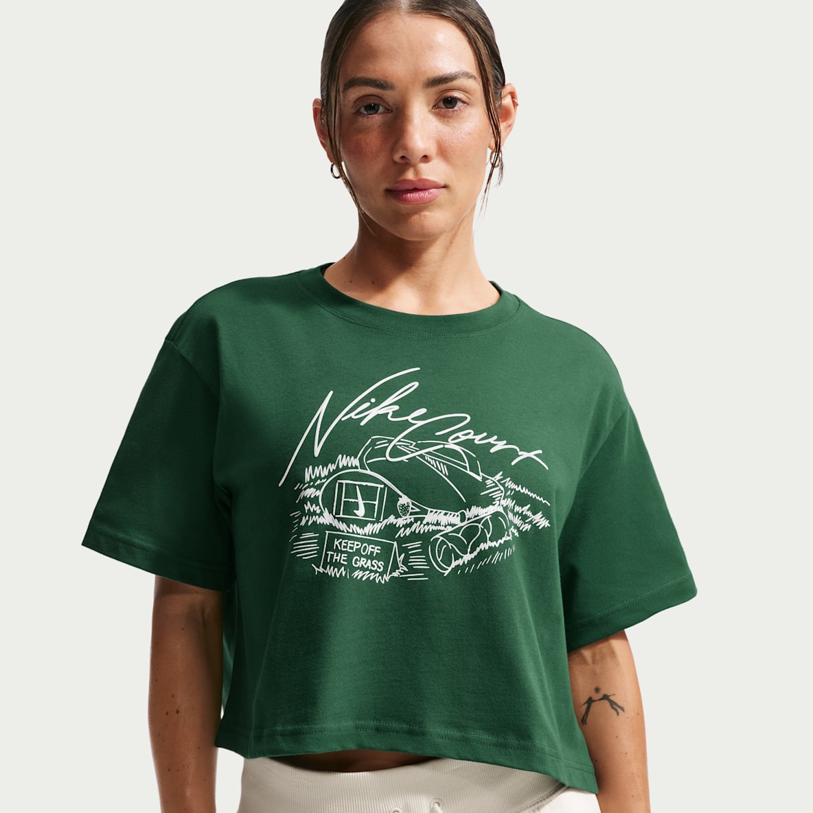 Nike Women's Cropped Tennis T-Shirt
