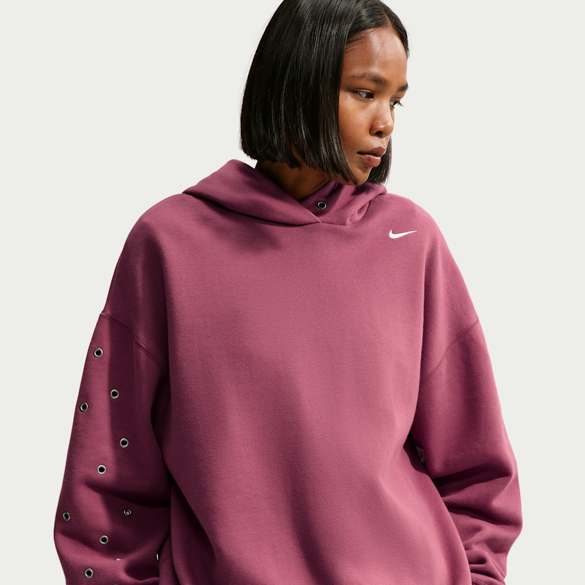 Nike Studio Fleece Medium Weight Women's Oversized Pullover Hoodie