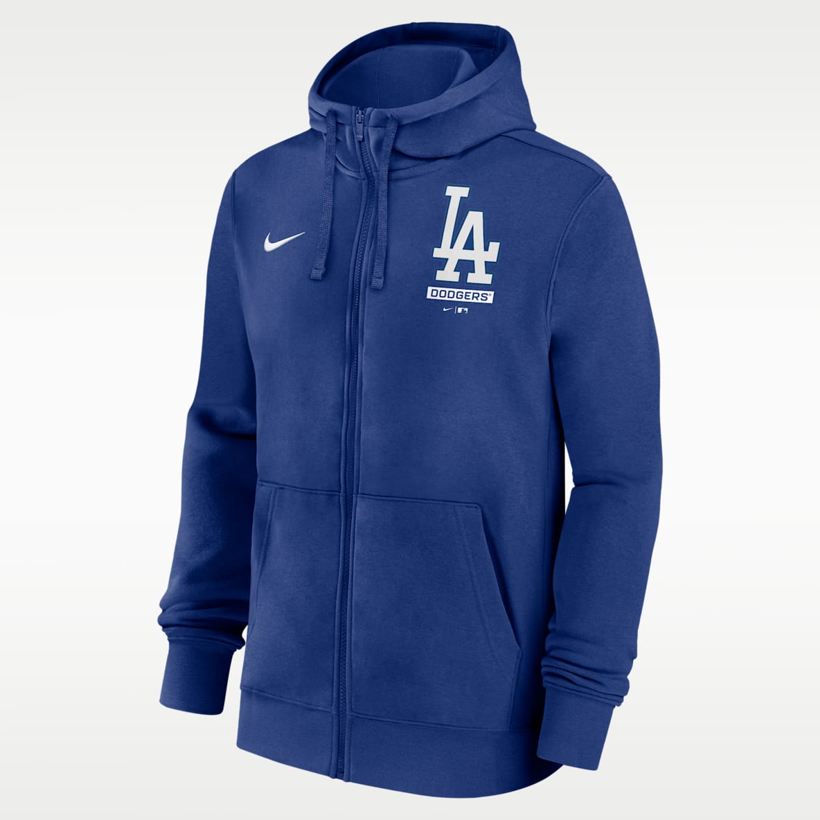 Los Angeles Dodgers Lockup Sudadera con gorro Nike de la MLB de cierre completo para hombre