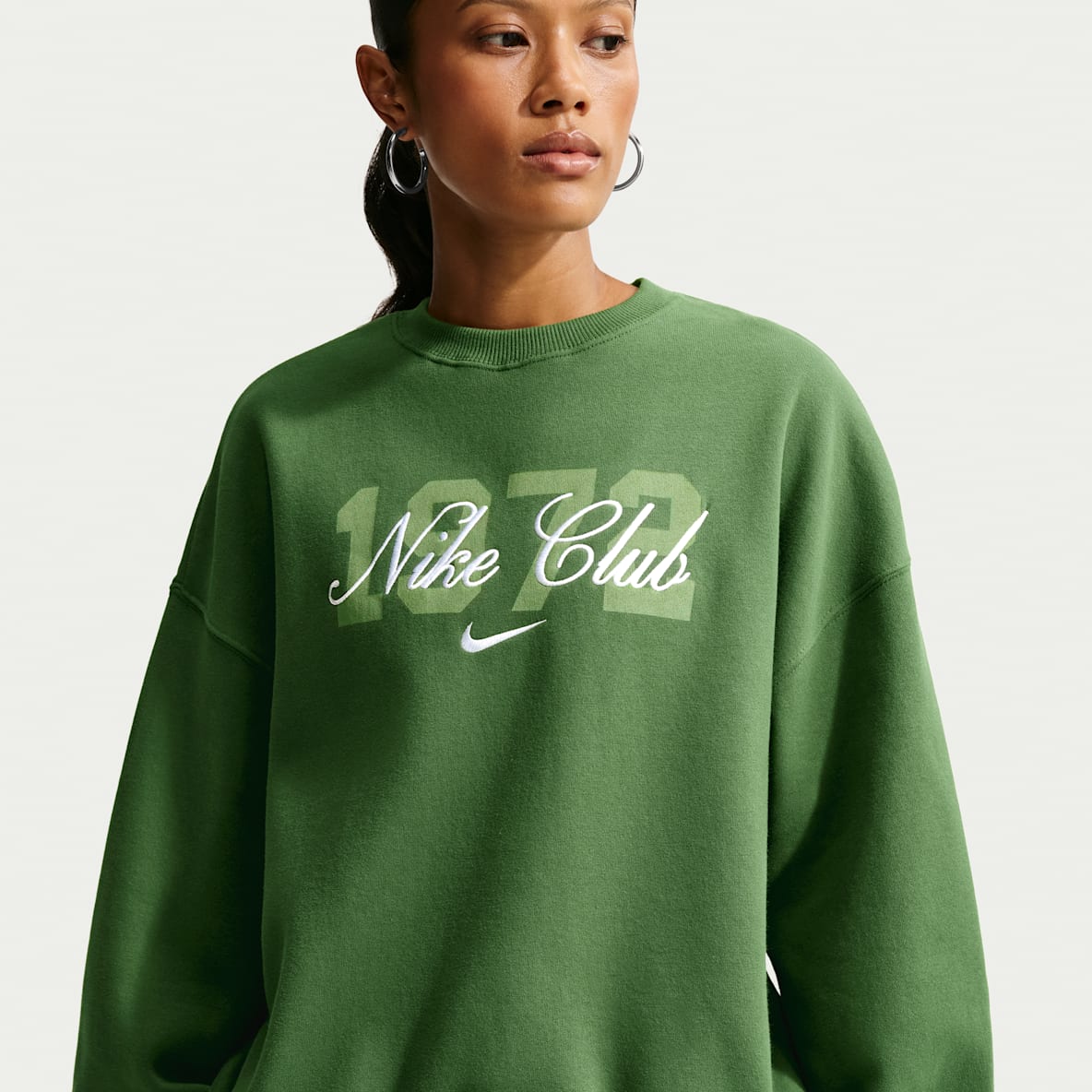 Nike Studio Fleece Medium Weight  Maglia girocollo oversize – Donna
