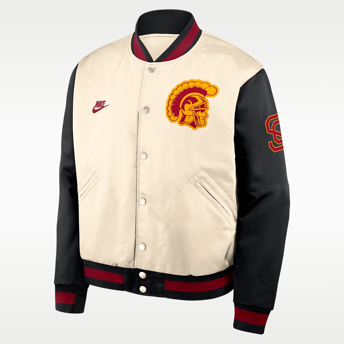 USC Legacy Men's Nike College Full-Snap Bomber Jacket