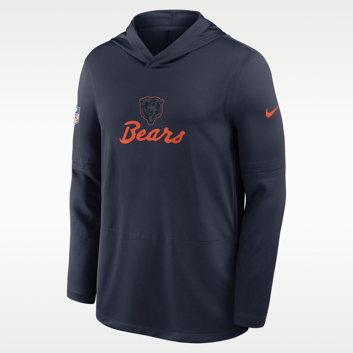 Chicago Bears Rivalries Collection Sideline Men's Nike Dri-FIT NFL Long-Sleeve Hooded Top