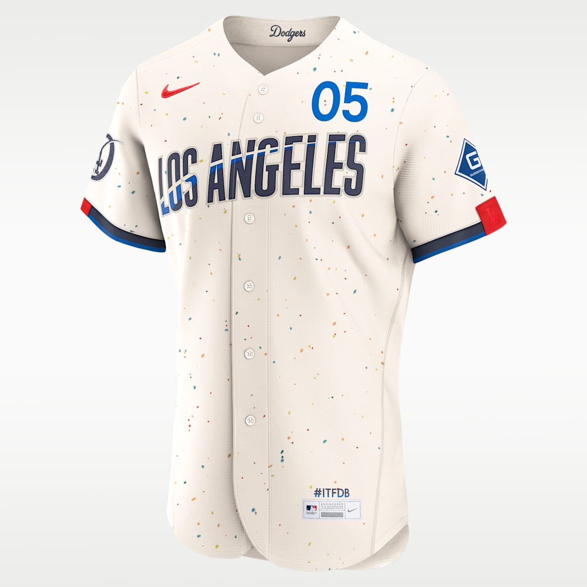 Freddie Freeman Los Angeles Dodgers City Connect Men's Nike MLB Authentic Jersey