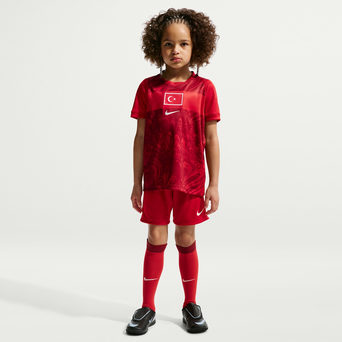 Turkey 2026 Younger Kids' Nike Football Replica 3-Piece Kit