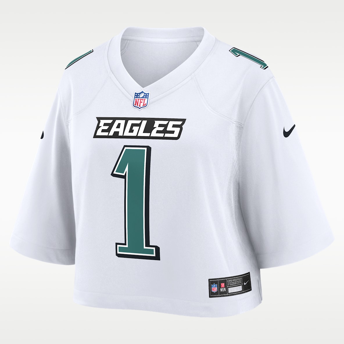 Jalen Hurts Philadelphia Eagles Women's Nike NFL Cropped Tundra Game Jersey