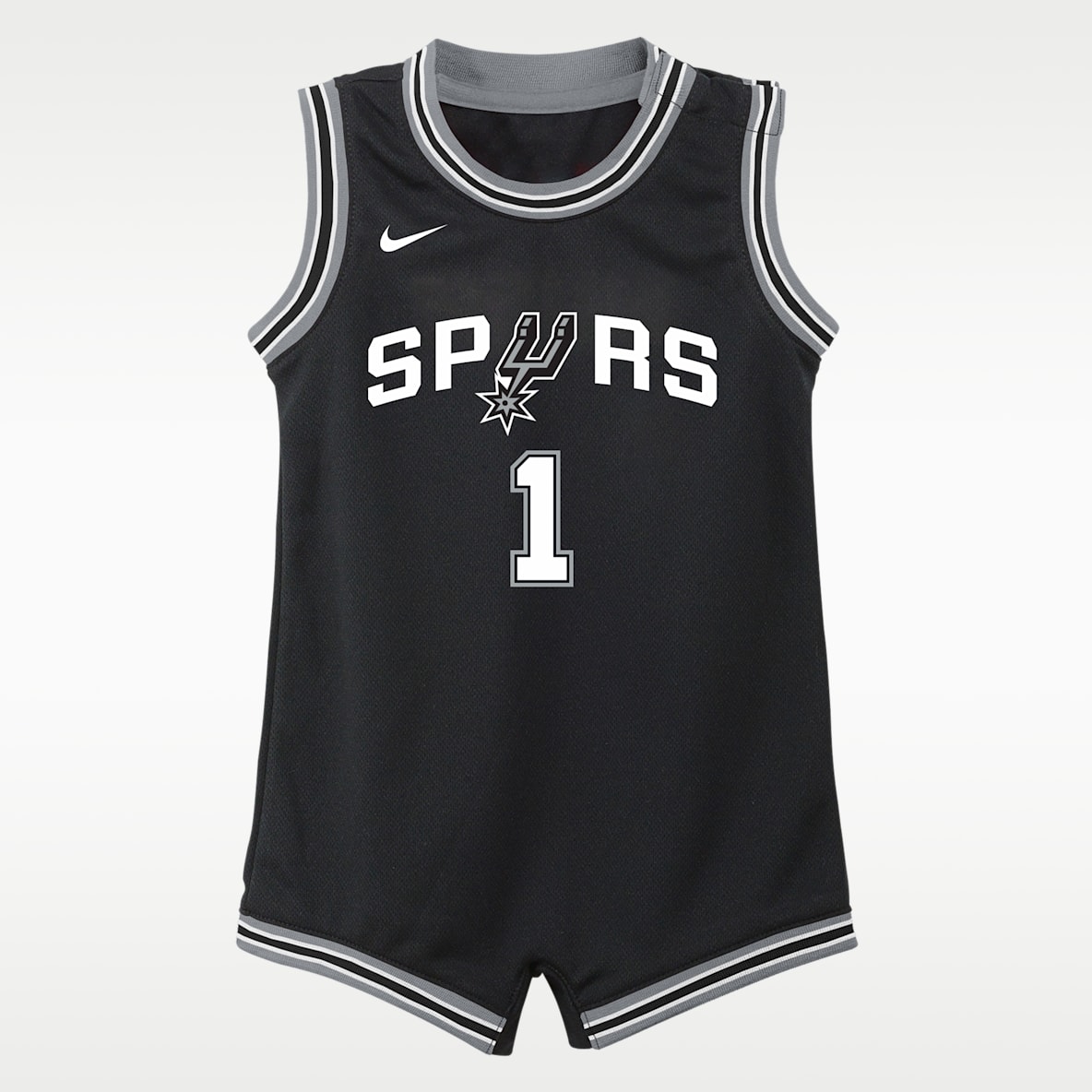 San Antonio Spurs Victor Wembanyama Icon Edition Baby Nike NBA Bodysuit