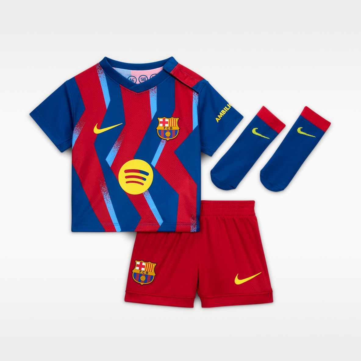FC Barcelona 2025/26 Stadium Fourth Baby/Toddler Nike Football Replica 3-Piece Kit