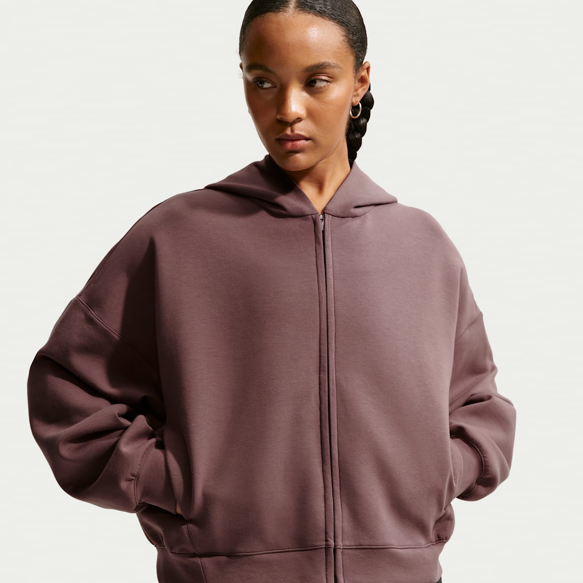 Nike 24.7 ImpossiblySoft Sudadera con gorro de cierre completo para mujer